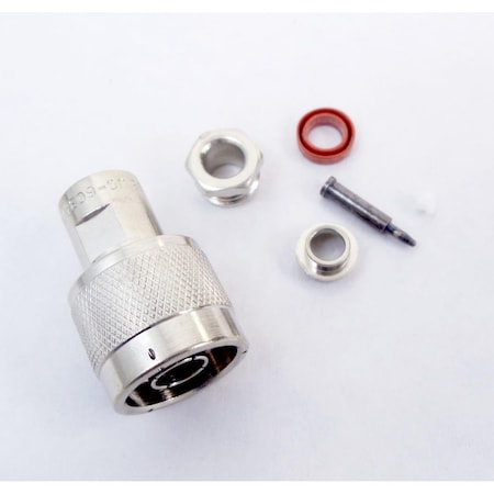 Larsen Products N Male Solder on Connector for Low Loss RG59U or RG8X Coax Cable NLL